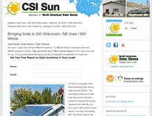 Tablet Screenshot of csisun.com